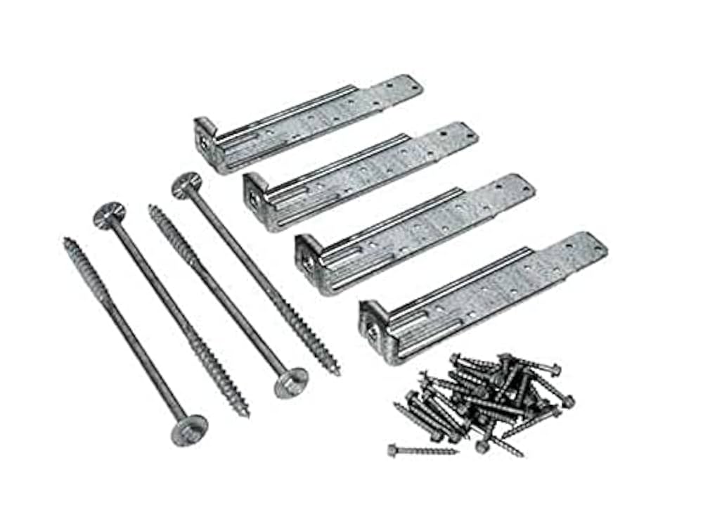バット TT Amazon.com: Galvanized Deck Tension Tie Kit With Fasteners